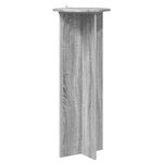 vidaXL Support de Plante 2 pièces Sonoma gris Ø40 x 100 cm
