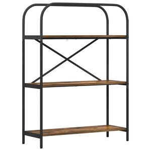 vidaXL Étagère Chêne fumé 80 x 30 x 109 cm Bois d'ingénierie