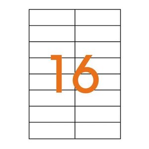 8000 Étiquettes Multi-Usage 105X37 500  Feuilles