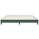 vidaXL Sommier à lattes de lit sans matelas vert foncé 200x210cm
