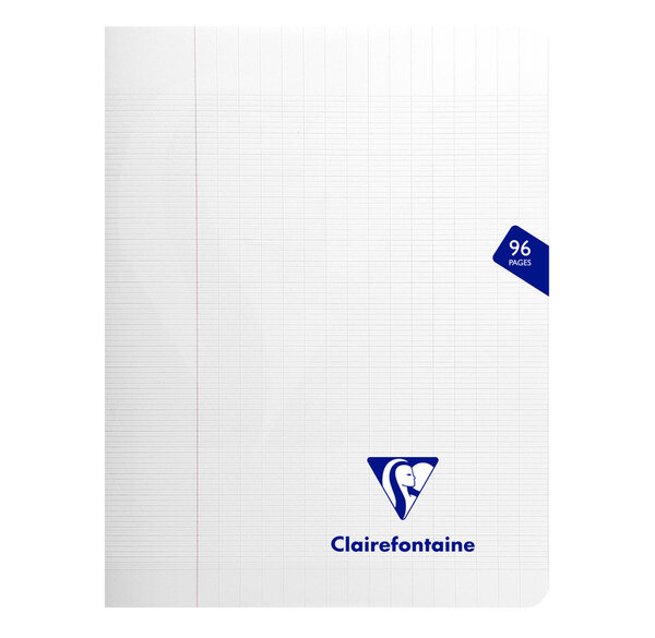 Cahier MIMESYS Piqué Polypro 17 x 22 cm 96 pages 90g Séyès Incolore CLAIREFONTAINE