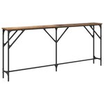 vidaXL Table Console Bois Ancien 180x23x75 cm Bois Ingénierie