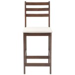 vidaXL Chaises de salle à manger 2 Pièces Marron Clair