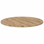 vidaXL Plateau de table chêne artisanal 80 x 80 x 1.5 cm