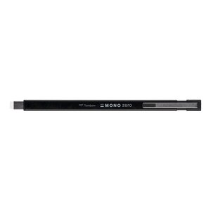 Stylo gomme mono zero pointe rectangulaire 2 5 x 5 mm métal noir tombow