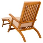 vidaXL Chaise longue inclinable et pliable 55 x 146 x 91 cm