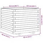 vidaXL Jardinière 60x60x49 5 cm bois de pin imprégné
