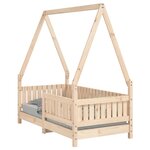 vidaXL Cadre de lit pour enfant 70x140 cm bois de pin massif