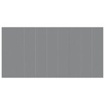 vidaXL Bâche de piscine gris clair 999x500 cm géotextile polyester