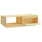 vidaXL Table basse 110x50x33 5 cm bois de sapin massif