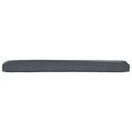 vidaXL Set de coussins de palette 2 Pièces Anthracite 200 x 40 x 8 cm