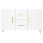 vidaXL Buffet blanc 100x36x60 cm bois d'ingénierie