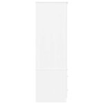 vidaXL Garde-robe ALTA blanc 90x55x170 cm bois massif de pin