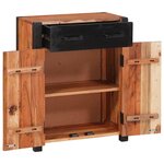 vidaXL Buffet 3 Pièces Marron 165 x 30 x 75 cm Bois d'acacia massif