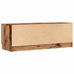 vidaXL Meuble TV vieux bois 102x35x36 5 cm bois d'ingénierie