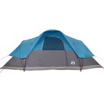 vidaXL Tente familiale à dôme 9 personnes bleu imperméable