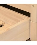 Tiroir de lit 120 x 160 BUDDY - vert sauge