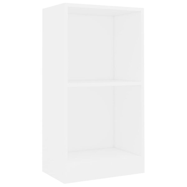 vidaXL Bibliothèque blanc 40x24x75 cm bois d'ingénierie