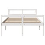 vidaXL Lit pour personne âgée et tête de lit 150x200cm bois pin massif