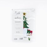 Carte de voeux noël pop up 3d - sapin - draeger paris