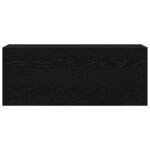 vidaXL Armoire murale de bain noir 100x25x40 cm bois d'ingénierie