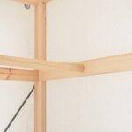 vidaXL Garde-robe Blanc 79 x 40 x 170 cm Tissu