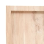 vidaXL Étagère murale 160x60x(2-4) cm bois de chêne massif non traité