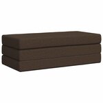 vidaXL Canapé-lit pliable 140 x 67 x 45 cm Taupe