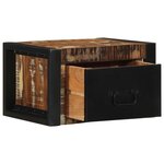 vidaXL Tables de chevet 2 Pièces multicolore 40x35x25cm bois récupération