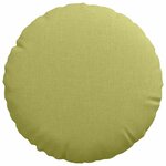 vidaXL Coussins de siège 2 Pièces Vert clair Ø30 x 13 cm tissu