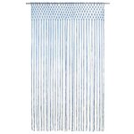 vidaXL Rideau en macramé Bleu 140x240 cm Coton