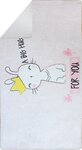 Tapis enfant Calin 100 x 160 cm - Rose