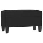 Banc banquette noir 70 x 35 x 41 cm tissu microfibre 02_0010494