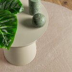 vidaXL Tapis HUARTE à poils courts doux et lavable sable Ø 120 cm