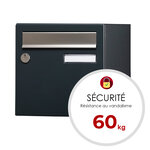 Boite aux lettre  Allure 1 porte  gris anthracite 7016M