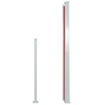 vidaXL Auvent latéral rétractable de patio 170x300 cm Rouge
