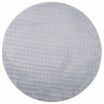vidaXL Tapis de surface Rond HUARTE Gris Ø 200 CM Polyester