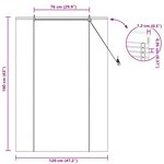 vidaXL Stores et Occultants Marron Clair 120 x 160 cm Bambou