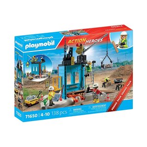 PLAYMOBIL 71650 - Ouvriers et chantier
