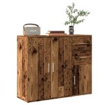 vidaXL Buffet vieux bois 91x29 5x75 cm bois d'ingénierie