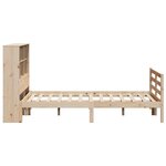 vidaXL Lit bibliothèque sans matelas 160x200 cm bois massif de pin