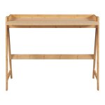 Bureau table poste de travail 123 x 53 x 80 cm bambou naturel 03_0009055