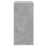 vidaXL Garde-robe gris béton 77x48x102 cm bois d'ingénierie