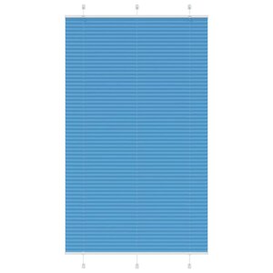 vidaXL Store plissé bleu 120x200 cm largeur du tissu 119 4cm polyester