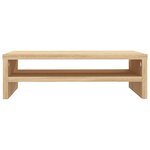 vidaXL Support de moniteur Chêne sonoma 42x24x13 cm Bois d’ingénierie