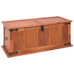 vidaXL Coffres de rangement 3 Pièces Bois d'acacia solide