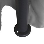 vidaXL Belvédère avec rideaux Rond 3 5 x 2 7 m Anthracite
