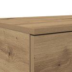 vidaXL Tiroirs de lit en chêne artisan 140x36 5x16 5 cm en bois d'ingénierie
