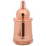 vidaXL Douilles de lampe 2 Pièces bronze or rose E27