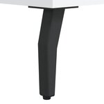 vidaXL Banc à chaussures blanc 102x35x55 cm bois d'ingénierie